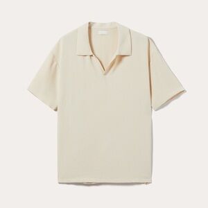 COS knit Pique Crème Polo